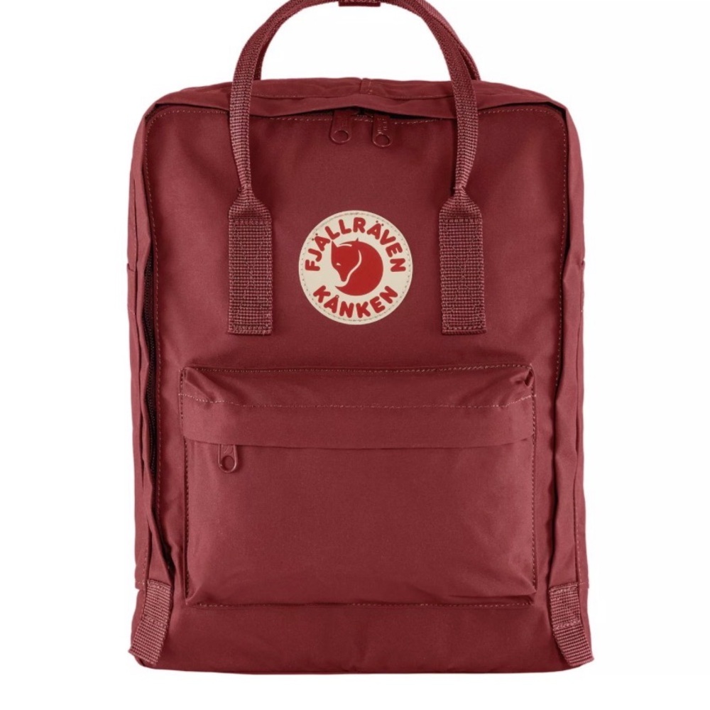 Fjallraven Kanken Backpack- OX red/berry color
